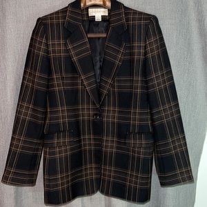 Jones New York Blazer Worsted Wool